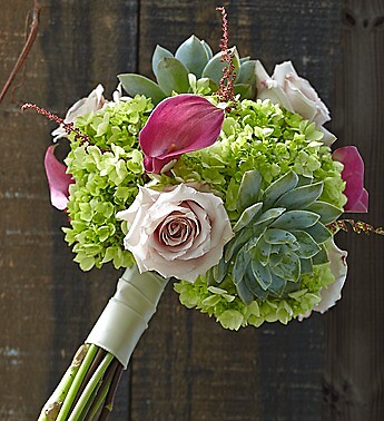 Vineyard Wedding Mixed Bouquet